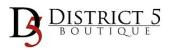 District 5 Boutique Coupon & Promo Codes