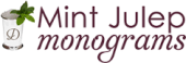 Mint Julep Monograms Coupon & Promo Codes Mint Julep Monograms Coupon & Promo Codes