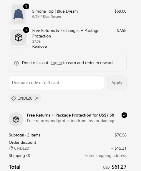 DL1961 code verified screenshot