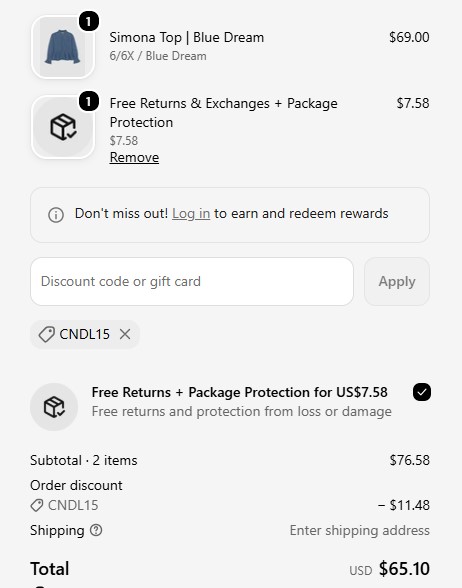 DL1961 code verified screenshot