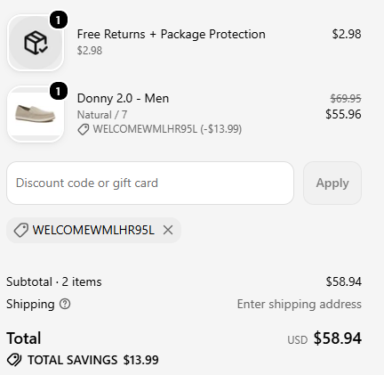 Sanuk code verified screenshot