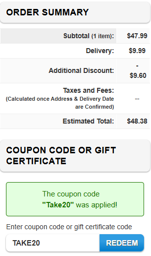Avas Flowers code verified screenshot