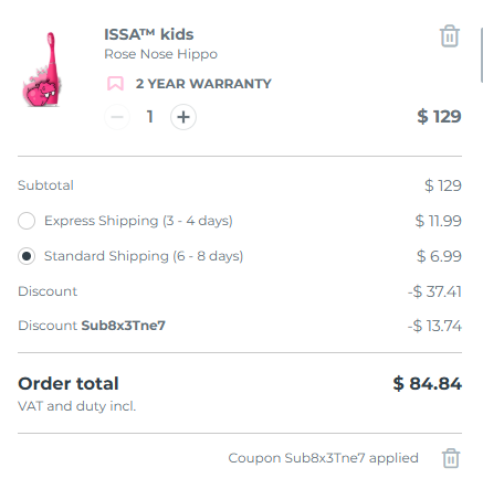 Foreo code verified screenshot