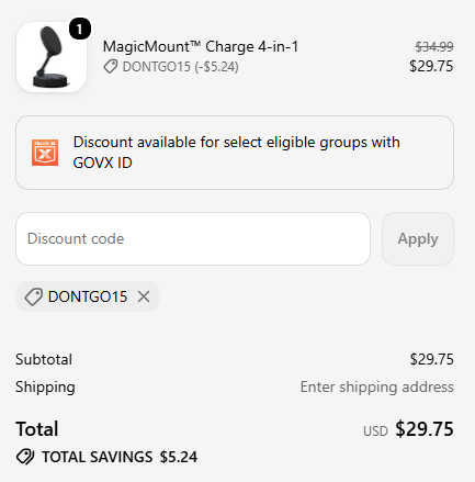 Scosche code verified screenshot