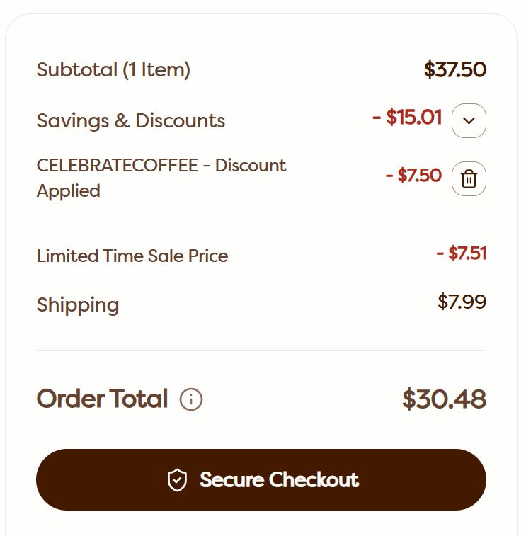 Keurig code verified screenshot