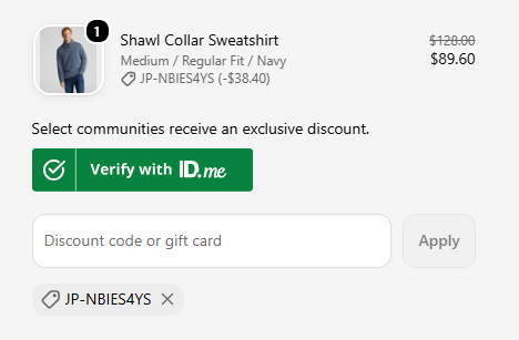 UNTUCKit code verified screenshot
