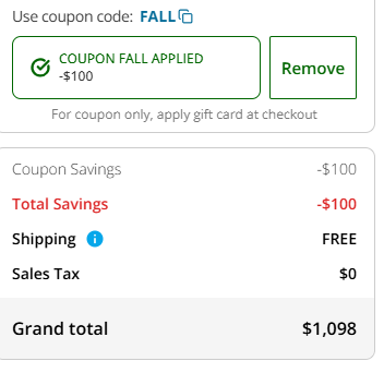 Uplift Desk code verified screenshot