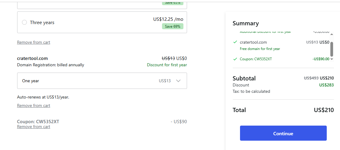 WordPress.com code verified screenshot