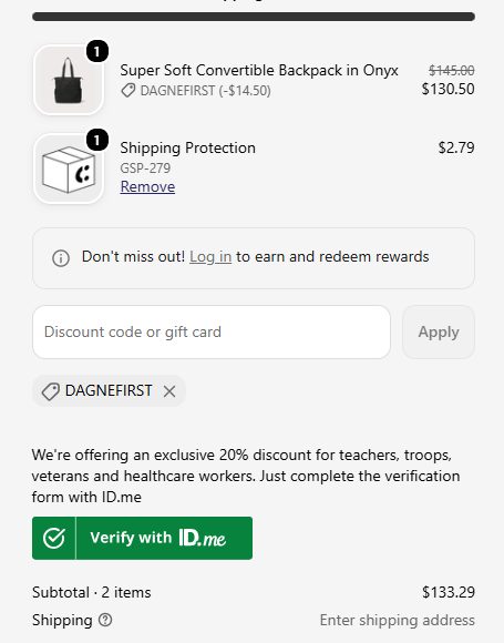 Dagne Dover code verified screenshot