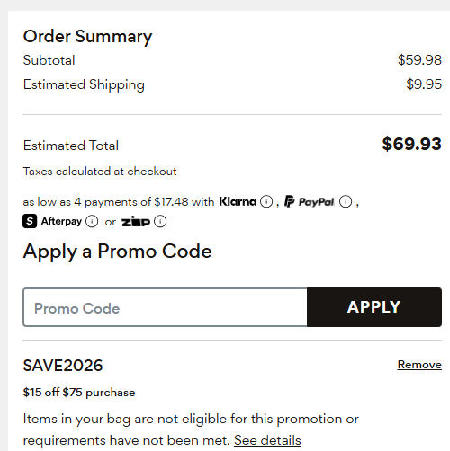 Famous Footwear code verified screenshot