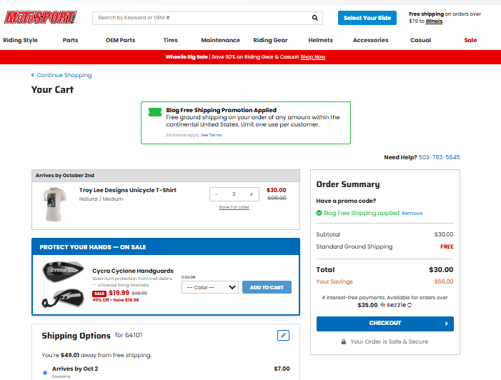 MotoSport code verified screenshot