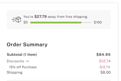 Victoria's Secret code verified screenshot