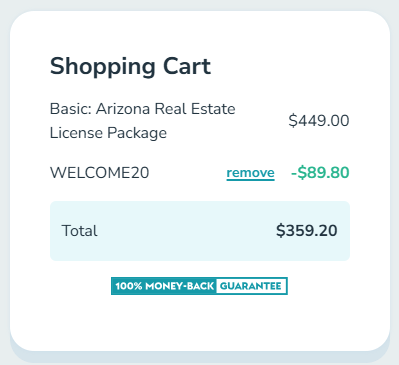 Aceable code verified screenshot