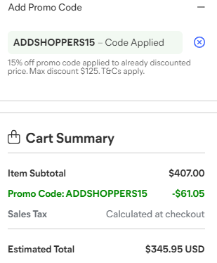 Jewlr code verified screenshot