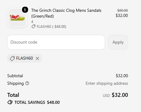 Shoe Palace code verified screenshot