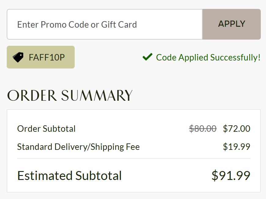 FTD code verified screenshot