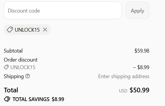 Olay code verified screenshot
