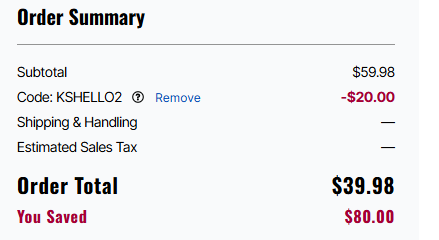 King Size code verified screenshot