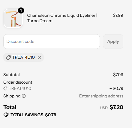 Wet n Wild code verified screenshot