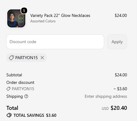 Windy City Novelties code verified screenshot