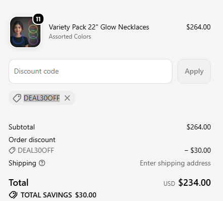 Windy City Novelties code verified screenshot