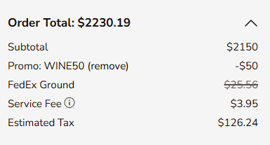 Wine Access code verified screenshot