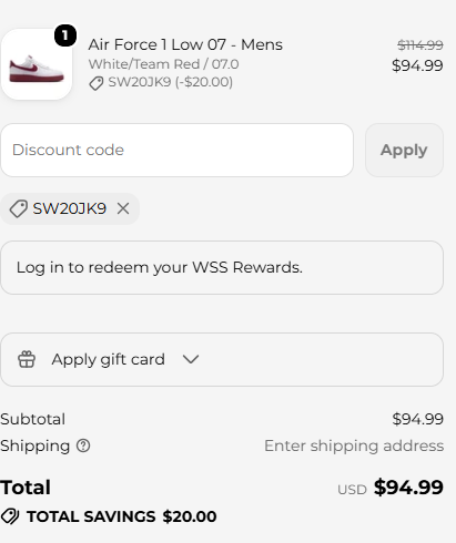 WSS code verified screenshot