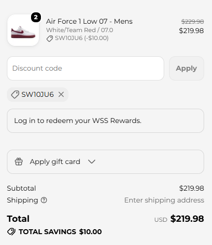 WSS code verified screenshot