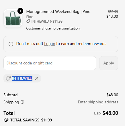 Marleylilly code verified screenshot