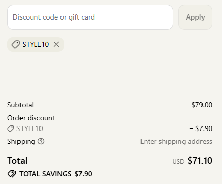Paul Fredrick code verified screenshot