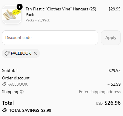 Only Hangers code verified screenshot