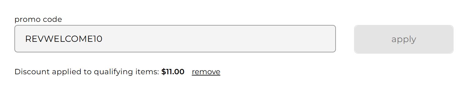 REVOLVE code verified screenshot