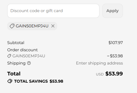 Orgain code verified screenshot