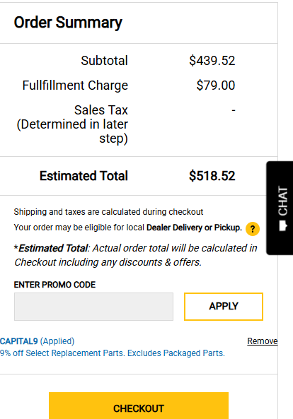 Cub Cadet code verified screenshot