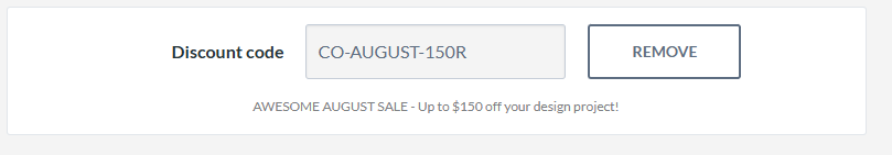 DesignCrowd code verified screenshot