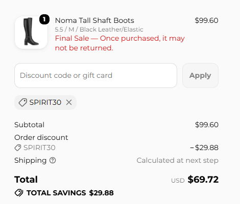 Easy Spirit code verified screenshot