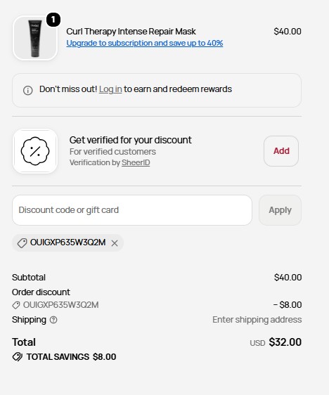 Ouidad code verified screenshot