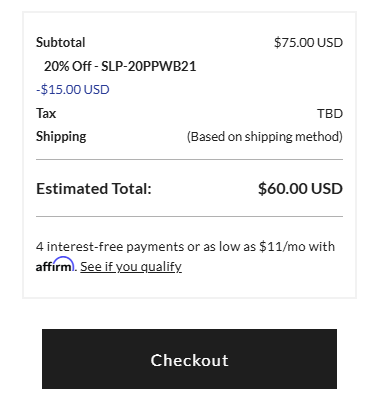 Silpada code verified screenshot