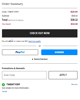 Ellos code verified screenshot