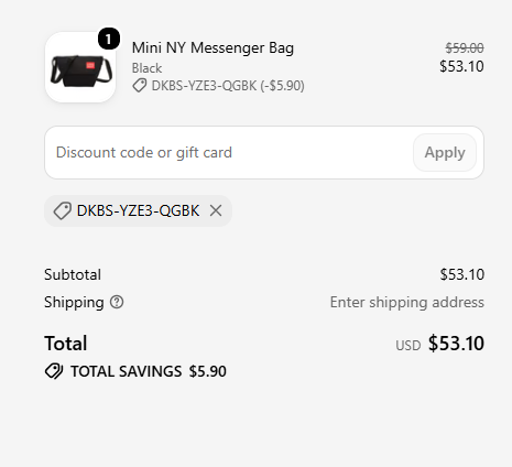 Manhattan Portage code verified screenshot