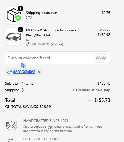 MDF Instruments code verified screenshot
